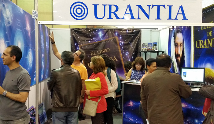 Urantia Book Stall at the 2015 International Book Fair in Bogotá, Colombia
